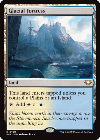 Image for Glacial Fortress (160) (Commander: Edge of Eternities) - Magic: The Gathering
