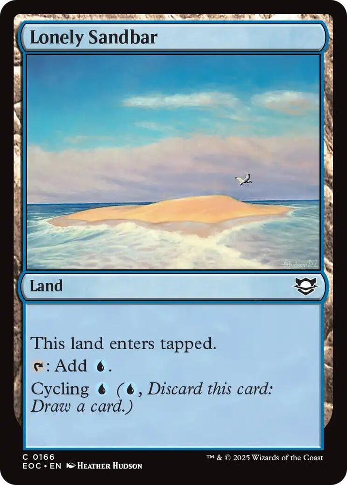 Image for Lonely Sandbar (166) (Commander: Edge of Eternities) - Magic: The Gathering