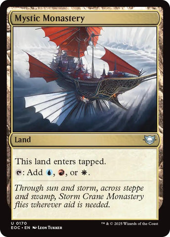 Image for Mystic Monastery (170) (Commander: Edge of Eternities) - Magic: The Gathering