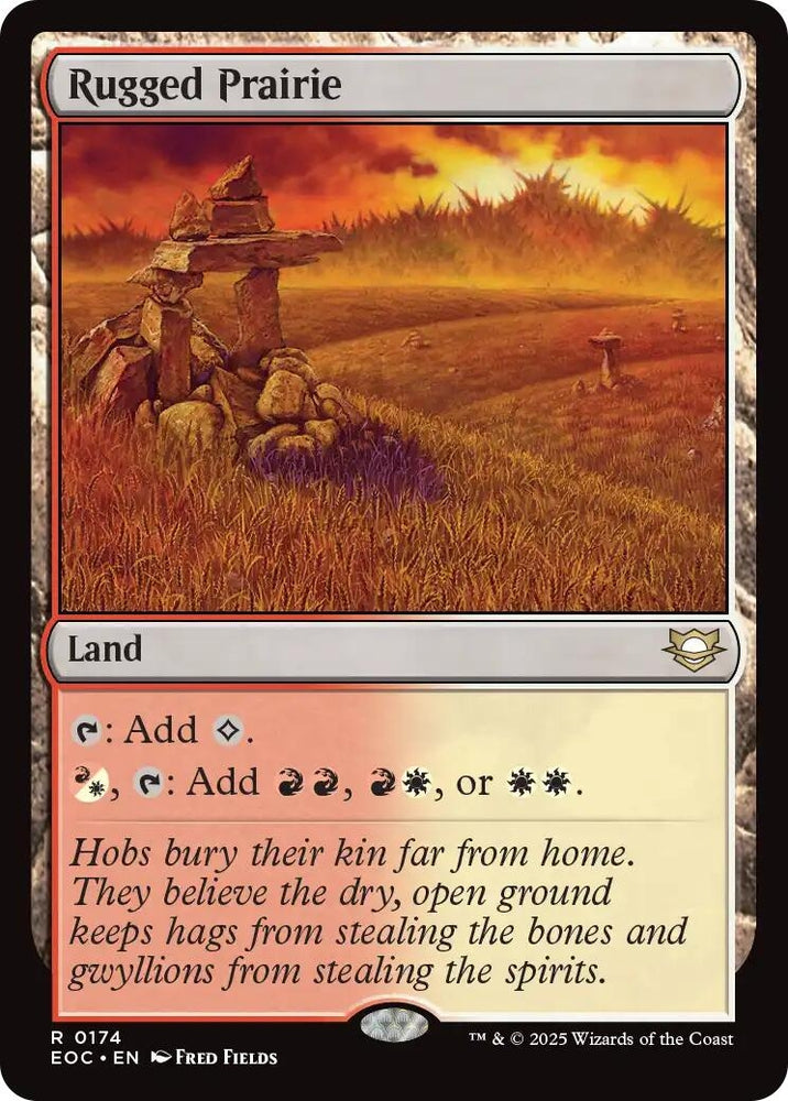 Image for Rugged Prairie (174) (Commander: Edge of Eternities) - Magic: The Gathering