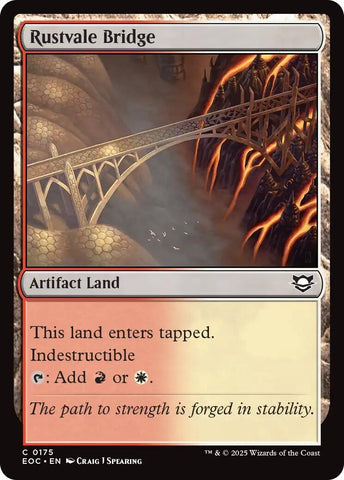 Image for Rustvale Bridge (175) (Commander: Edge of Eternities) - Magic: The Gathering
