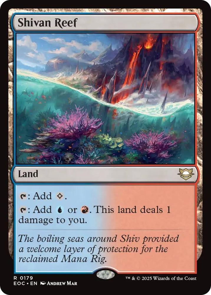 Image for Shivan Reef (179) (Commander: Edge of Eternities) - Magic: The Gathering