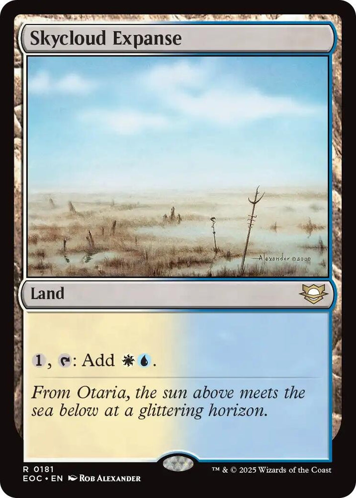 Image for Skycloud Expanse (181) (Commander: Edge of Eternities) - Magic: The Gathering