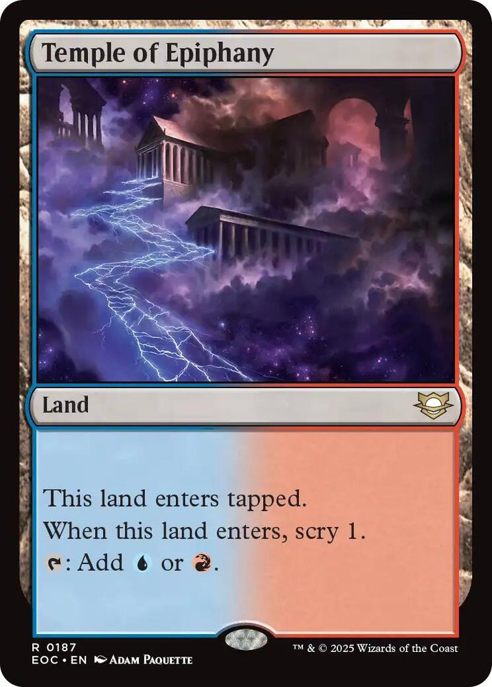 Image for Temple of Epiphany (187) (Commander: Edge of Eternities) - Magic: The Gathering