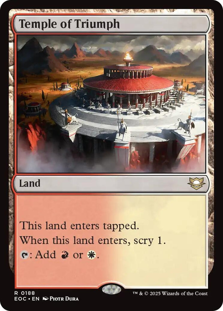 Image for Temple of Triumph (188) (Commander: Edge of Eternities) - Magic: The Gathering