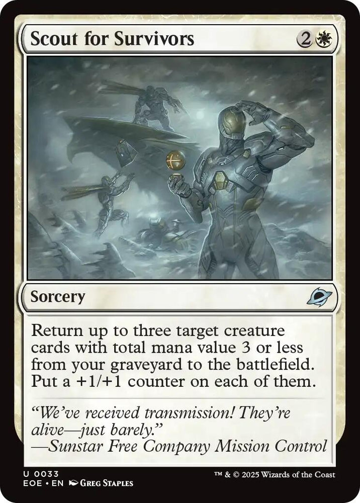 Image for Scout for Survivors (33) (Edge of Eternities) - Magic: The Gathering