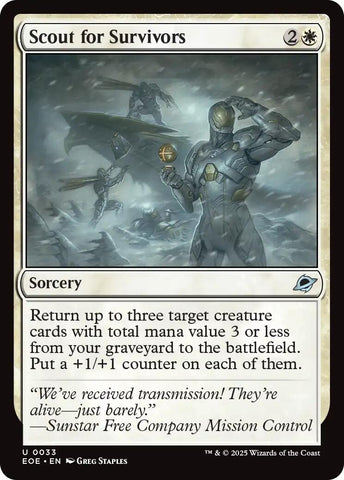 Image for Scout for Survivors (33) (Edge of Eternities) - Magic: The Gathering