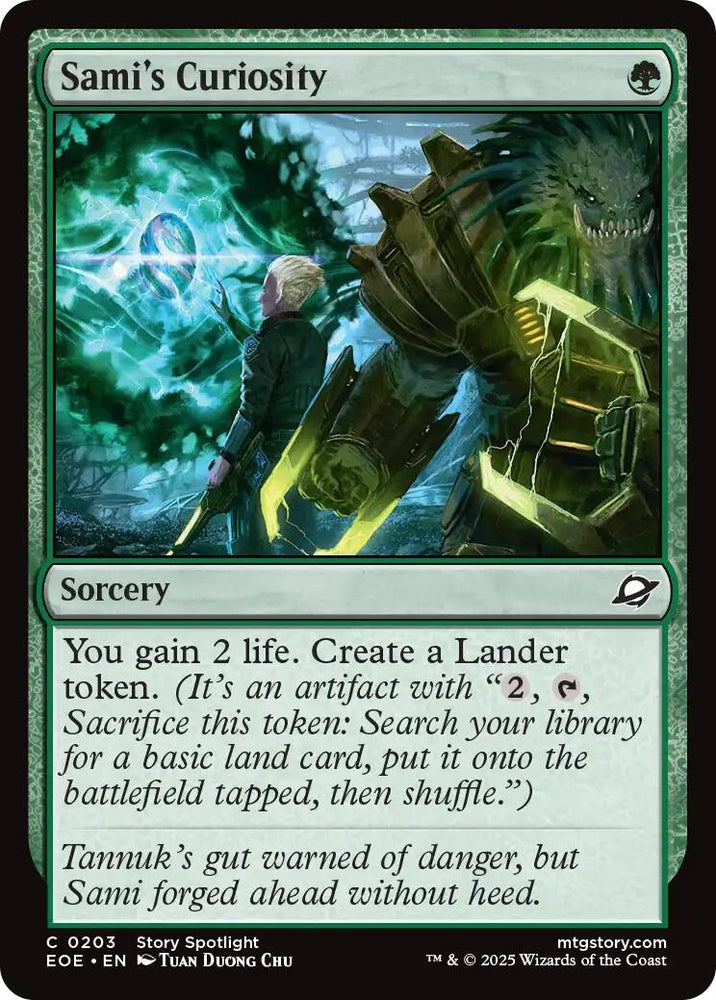 Image for Sami's Curiosity (230) (Edge of Eternities) - Magic: The Gathering
