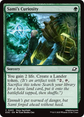 Image for Sami's Curiosity (230) (Edge of Eternities) - Magic: The Gathering