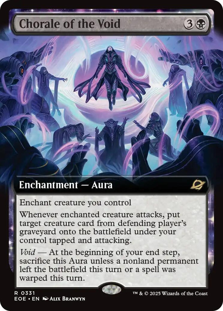 Image for Chorale of the Void (Extended Art) (331) (Edge of Eternities) - Magic: The Gathering
