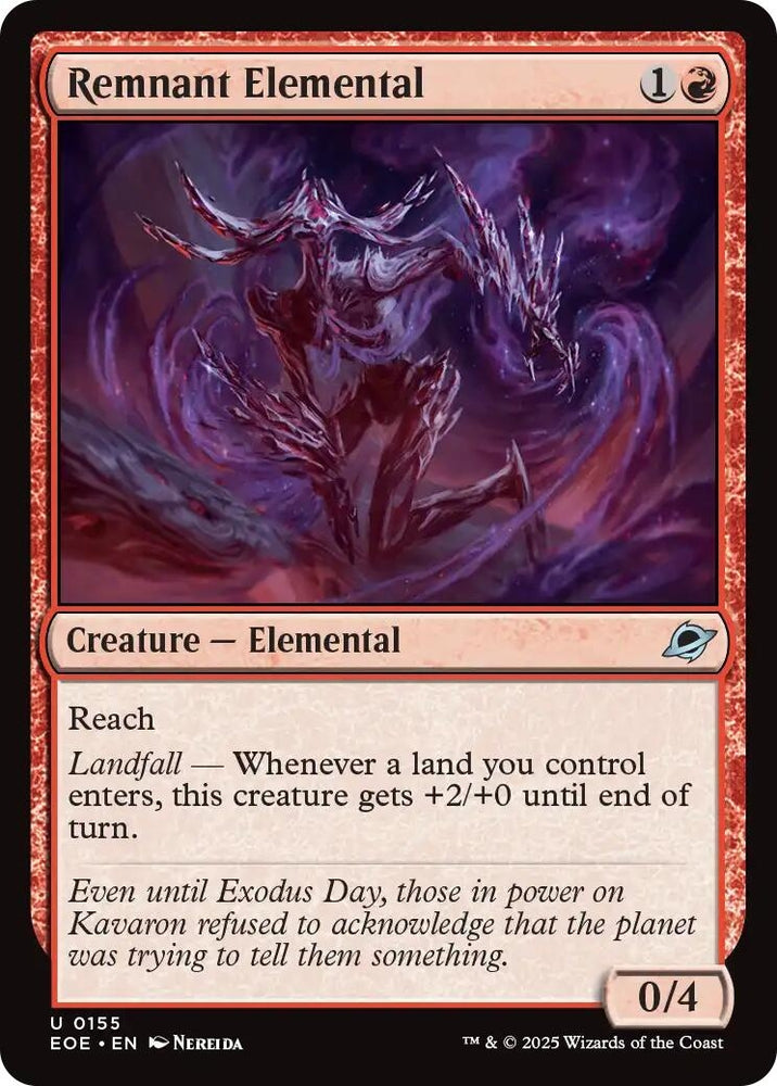 Image for Remnant Elemental (155) (Edge of Eternities) - Magic: The Gathering