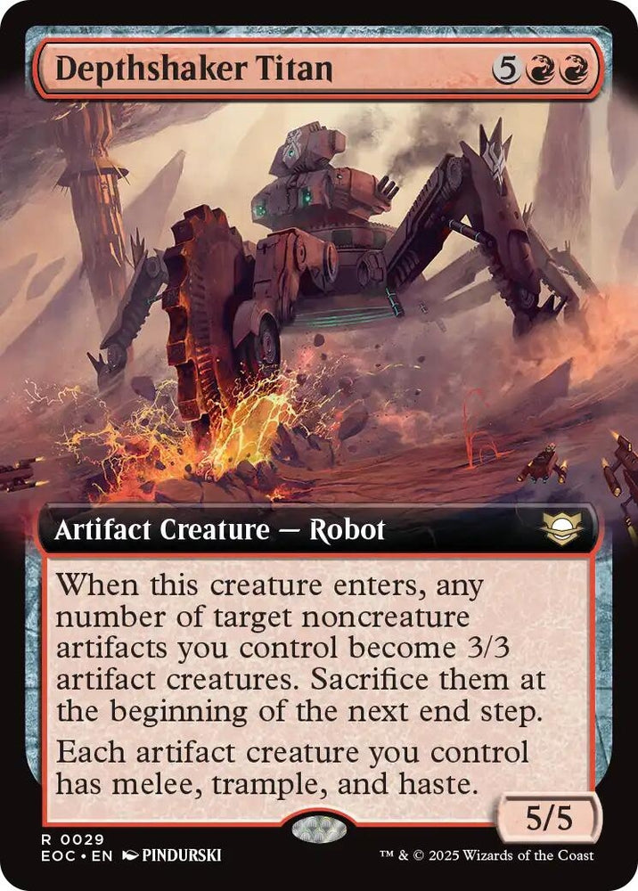 Image for Depthshaker Titan (Extended Art) (29) (Commander: Edge of Eternities) - Magic: The Gathering