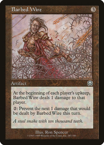 Image for Barbed Wire (287) [Mercadian Masques]