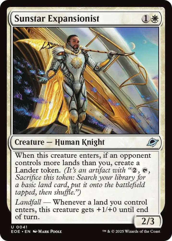 Image for Sunstar Expansionist (41) (Edge of Eternities) - Magic: The Gathering