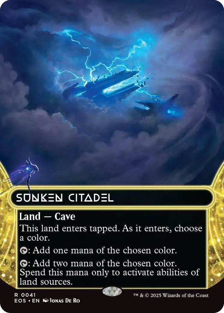 Image for Sunken Citadel (0041) (Borderless) (41) (Edge of Eternities: Stellar Sights) - Magic: The Gathering