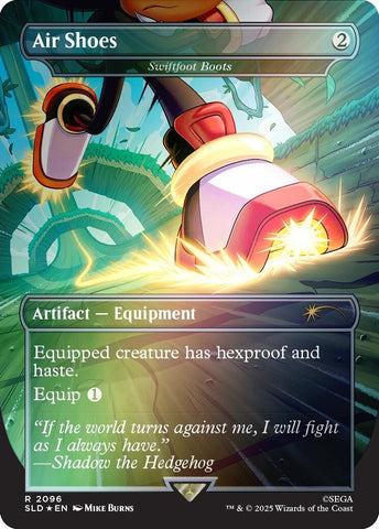 Image for Air Shoes - Swiftfoot Boots (Rainbow Foil) (2096) - Magic: The Gathering