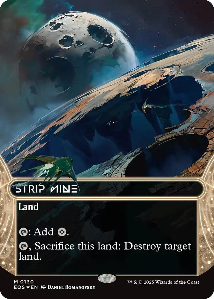 Image for Stripe Mine (0130) (Borderless) (Galaxy Foil) (130) (Edge of Eternities: Stellar Sights) - Magic: The Gathering
