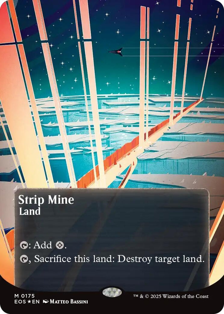 Image for Stripe Mine (0175) (Borderless) (Galaxy Foil) (175) (Edge of Eternities: Stellar Sights) - Magic: The Gathering