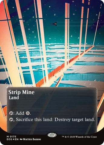 Image for Stripe Mine (0175) (Borderless) (Galaxy Foil) (175) (Edge of Eternities: Stellar Sights) - Magic: The Gathering