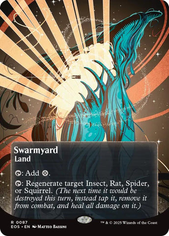 Image for Swarmyard (0087) (Borderless) (87) (Edge of Eternities: Stellar Sights) - Magic: The Gathering