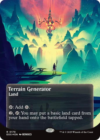 Image for Terrain Generator (0178) (Borderless) (Galaxy Foil) (178) (Edge of Eternities: Stellar Sights) - Magic: The Gathering