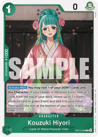 Image for Kouzuki Hiyori (OP12-028) (Legacy of the Master) - One Piece Card Game