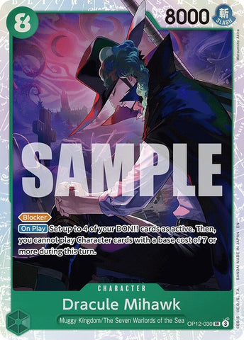 Image for Dracule Mihawk (OP12-030) (Legacy of the Master) - One Piece Card Game