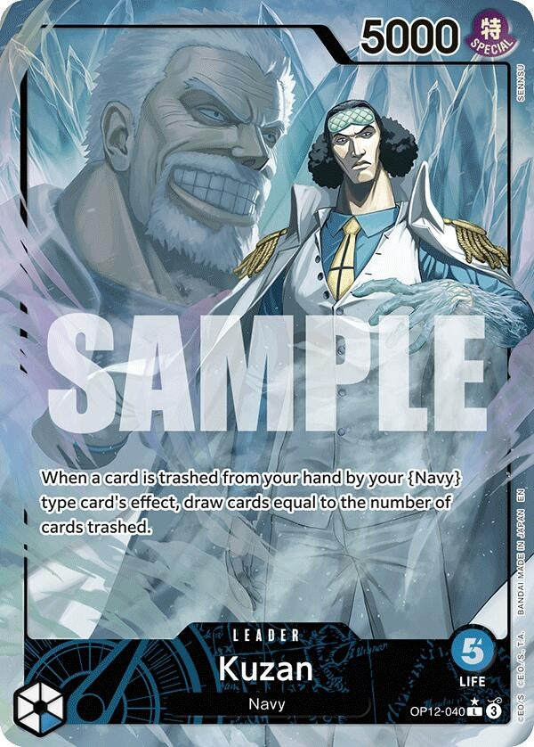 Image for Kuzan (040) (Alternate Art) (OP12-040) (Legacy of the Master) - One Piece Card Game