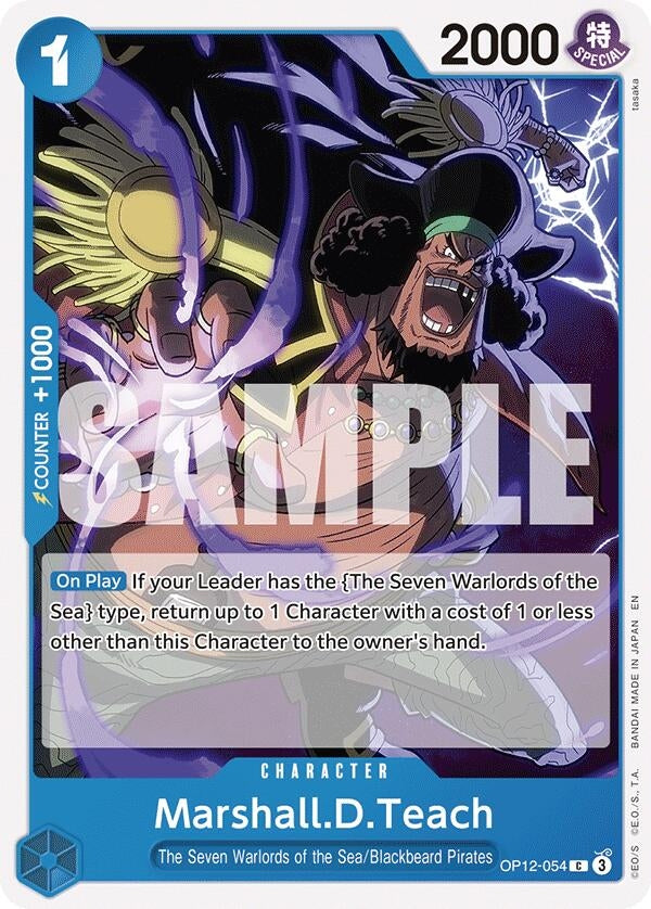 Image for Marshall.D.Teach (OP12-054) - One Piece Card Game