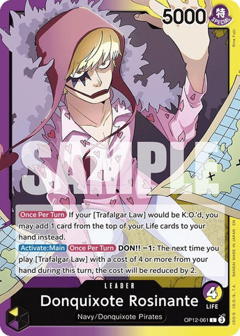 Image for Donquixote Rosinante (061) (OP12-061) - One Piece Card Game