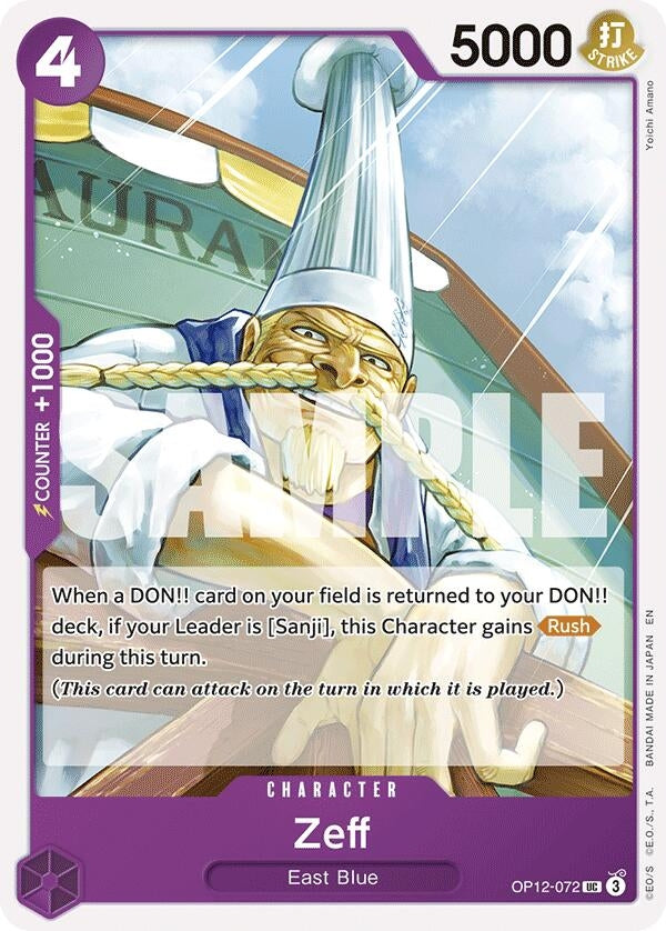Image for Zeff (OP12-072) - One Piece Card Game