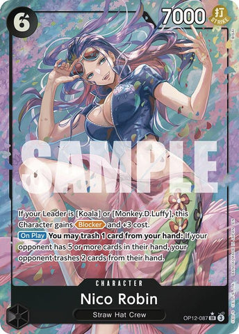Image for Nico Robin (Alternate Art) (OP12-087) - One Piece Card Game