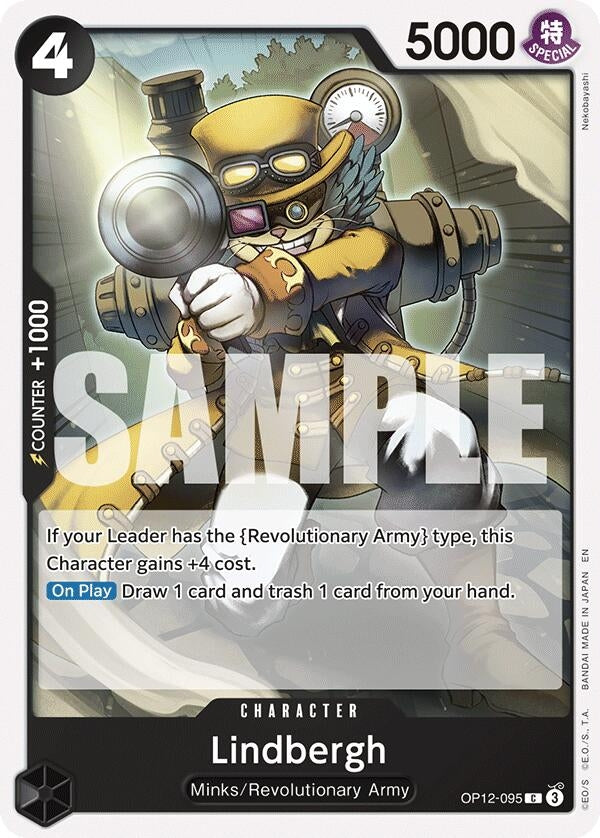 Image for Lindbergh (OP12-095) (Legacy of the Master) - One Piece Card Game