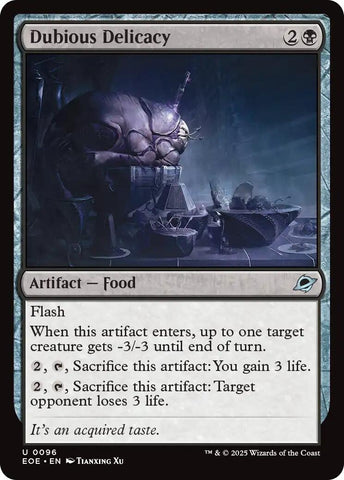 Image for Dubious Delicacy (96) (Edge of Eternities) - Magic: The Gathering