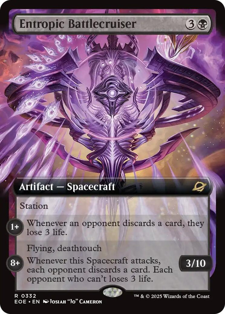 Image for Entropic Battlecruiser (Extended Art) (332) (Edge of Eternities) - Magic: The Gathering