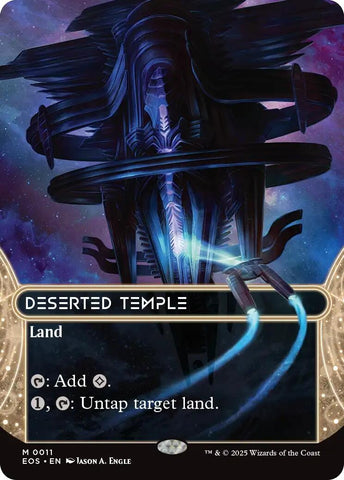 Image for Deserted Temple (0011) (Borderless) (11) (Edge of Eternities: Stellar Sights) - Magic: The Gathering