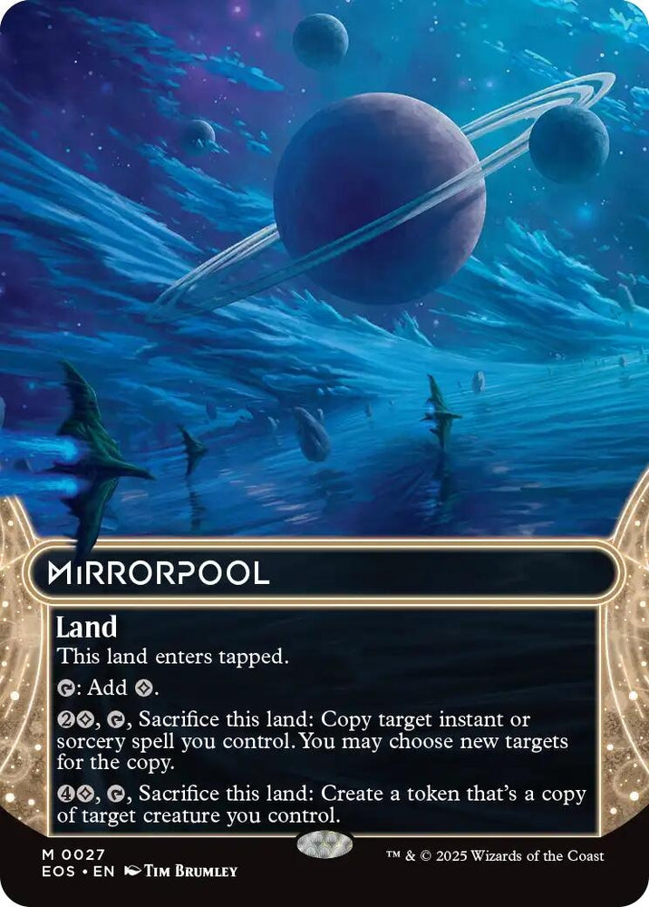 Image for Mirrorpool (0027) (Borderless) (27) (Edge of Eternities: Stellar Sights) - Magic: The Gathering