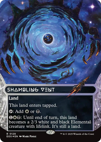 Image for Shambling Vent (0128) (Borderless) (Galaxy Foil) (128) (Edge of Eternities: Stellar Sights) - Magic: The Gathering