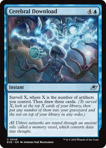 Image for Cerebral Download (48) (Edge of Eternities) - Magic: The Gathering