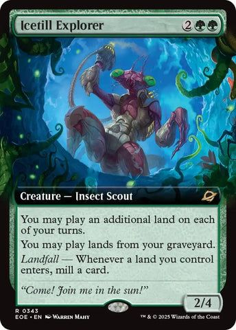 Image for Icetill Explorer (Extended Art) (343) (Edge of Eternities) - Magic: The Gathering