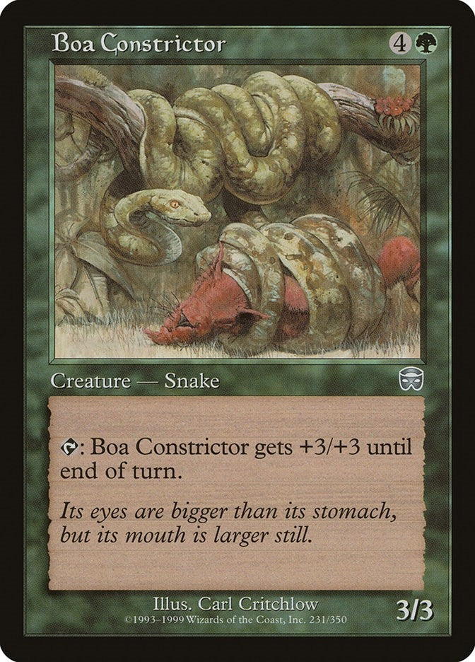 Image for Boa Constrictor (231) [Mercadian Masques]