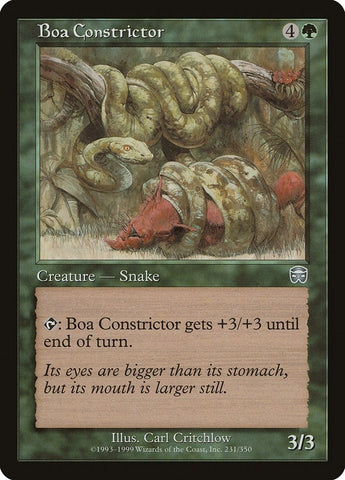 Image for Boa Constrictor (231) [Mercadian Masques]