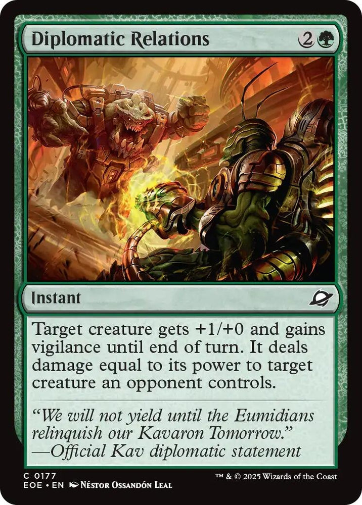 Image for Diplomatic Relations (177) (Edge of Eternities) - Magic: The Gathering