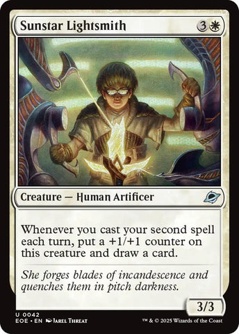 Image for Sunstar Lightsmith (42) (Edge of Eternities) - Magic: The Gathering