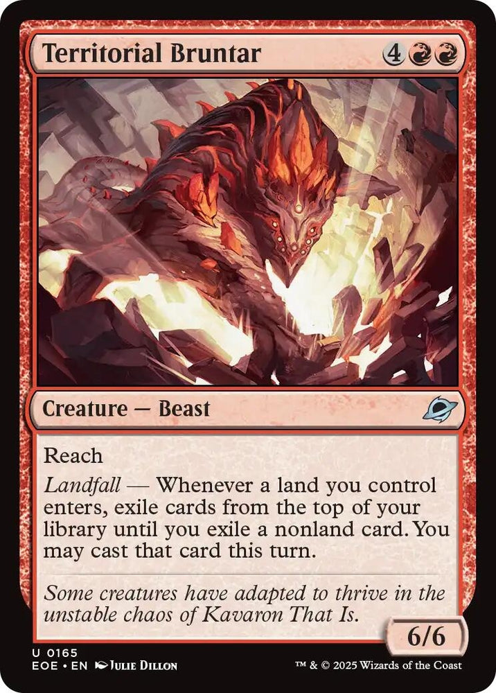 Image for Territorial Bruntar (165) (Edge of Eternities) - Magic: The Gathering