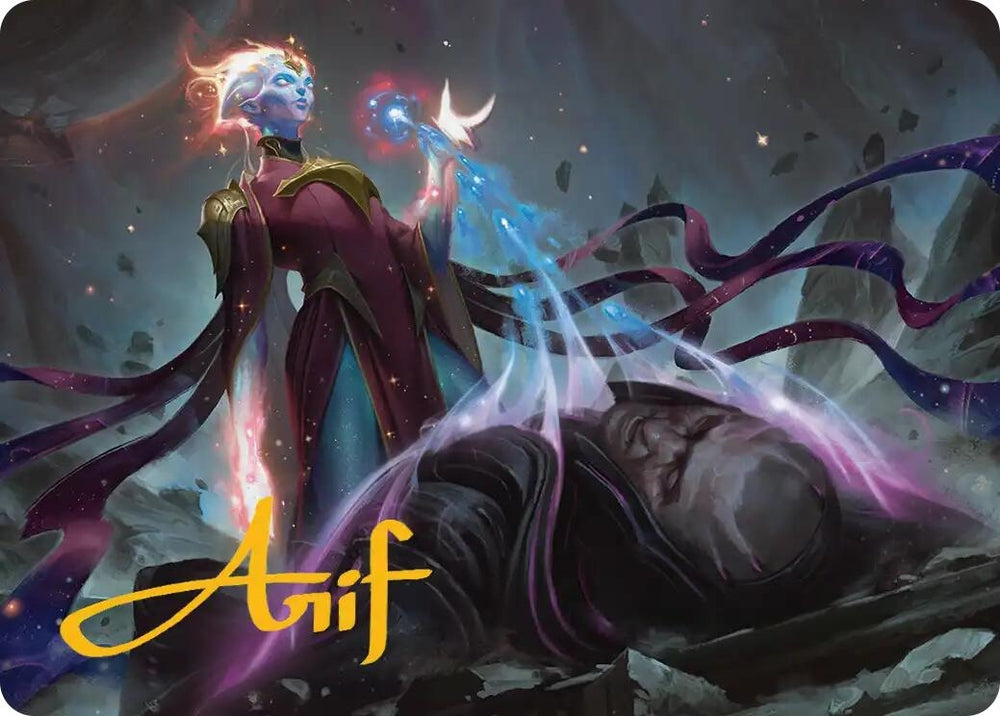 Image for Lightstall Inquisitor Art Card (Gold-Stamped Signature) (5) (Art Series: Edge of Eternities) (ASEOE) - Magic: The Gathering