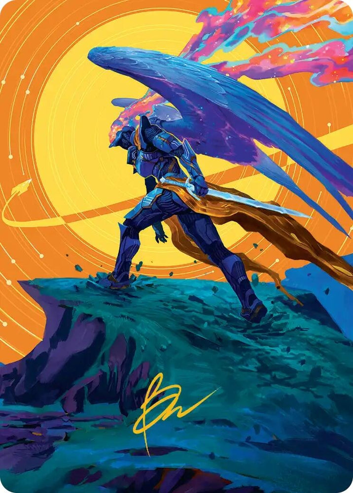 Image for Astelli Reclaimer Art Card (Gold-Stamped Signature) (36) (Art Series: Edge of Eternities) (ASEOE) - Magic: The Gathering
