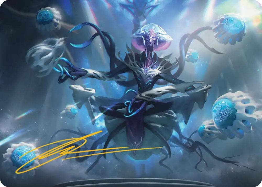 Image for Mm'menon, the Right Hand Art Card (Gold-Stamped Signature) (8) (Art Series: Edge of Eternities) (ASEOE) - Magic: The Gathering