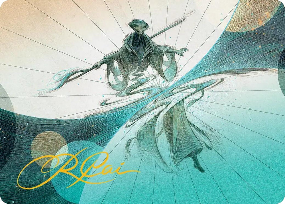 Image for Weftwalking Art Card (Gold-Stamped Signature) (10) (Art Series: Edge of Eternities) (ASEOE) - Magic: The Gathering