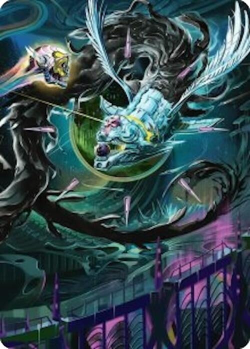 Image for Quantum Riddler Art Card (39) (Art Series: Edge of Eternities) (ASEOE) - Magic: The Gathering